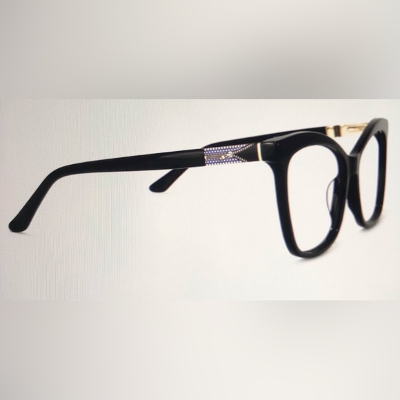 Zeelool Nonprescription Alfred Black Eye Glasses for Size: 1.57 Index/Butterfly - Picture 9 of 16